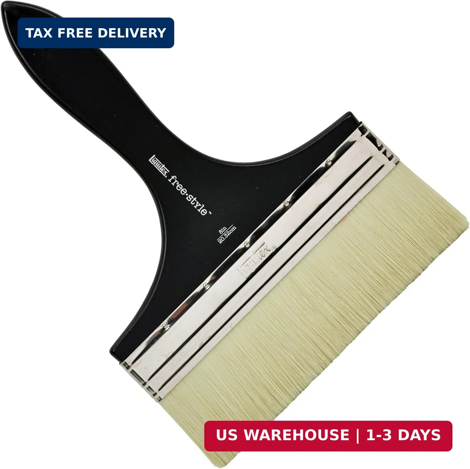Liquitex Large Scale Broad Flat/Varnish Brush, 8"