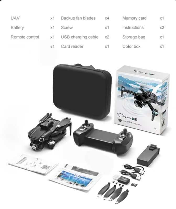 G23 8K Dual Camera Foldable Drone Brushless Motor Obstacle Avoidance WiFi FPV