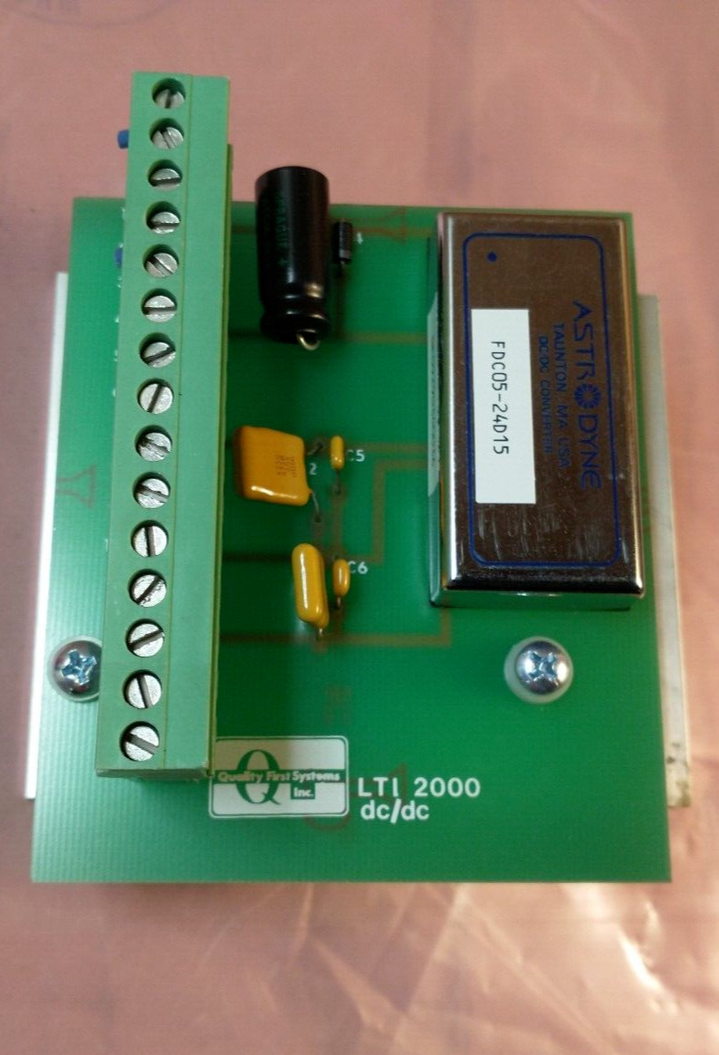 Quality First Systems LTI 2000 Astrodyne FDC05-24D15 Circuit Board