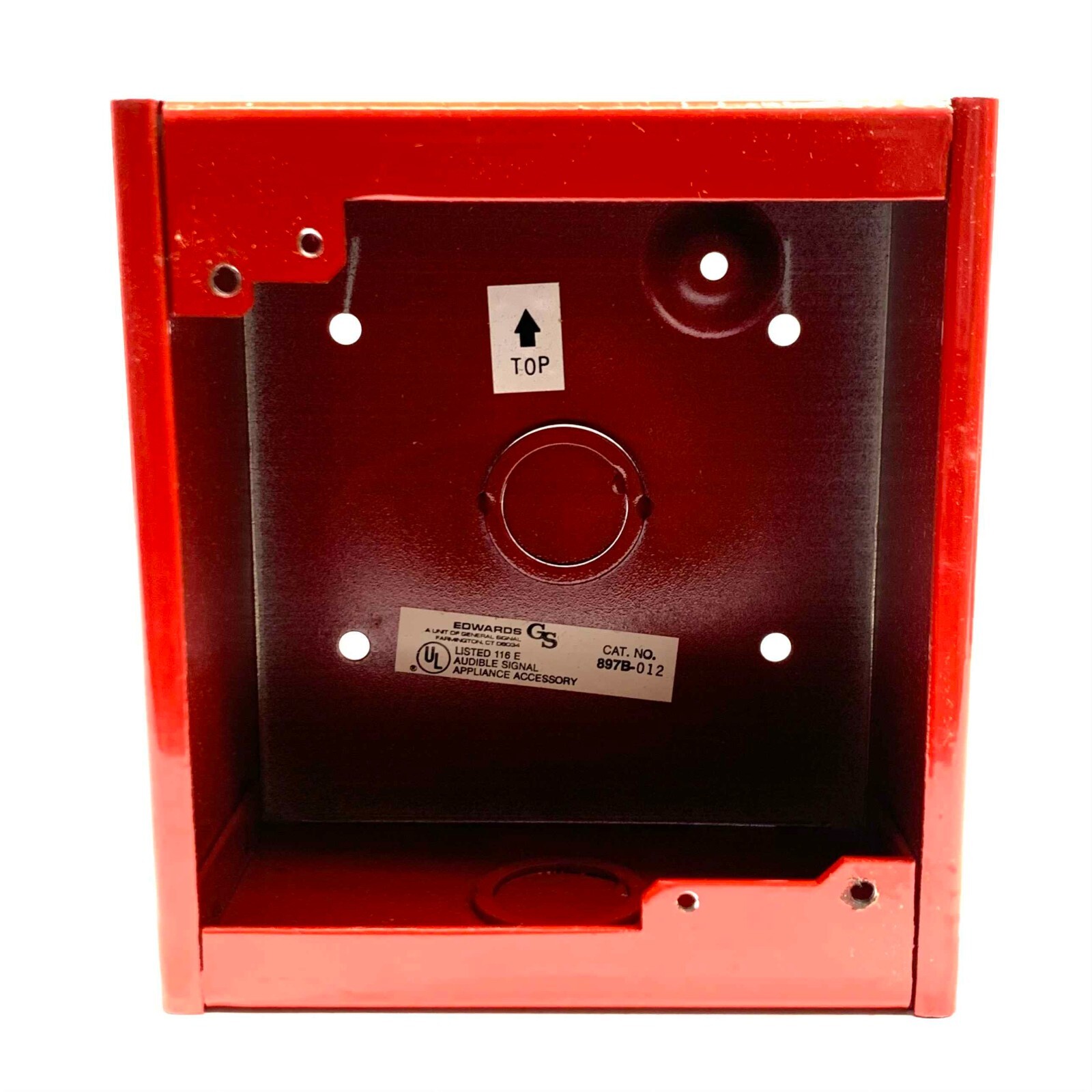 897B-012 Edwards Fire Alarm Surface Box