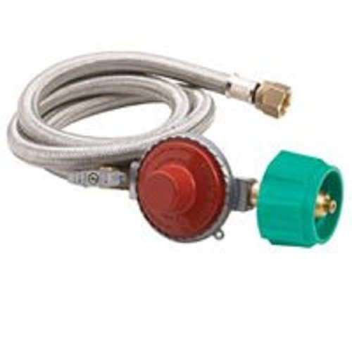NEW BAYOU CLASSIC M5HPR-1  48" 10 PSI STAINLESS  GRILL PROPANE HOSE & REGULATOR