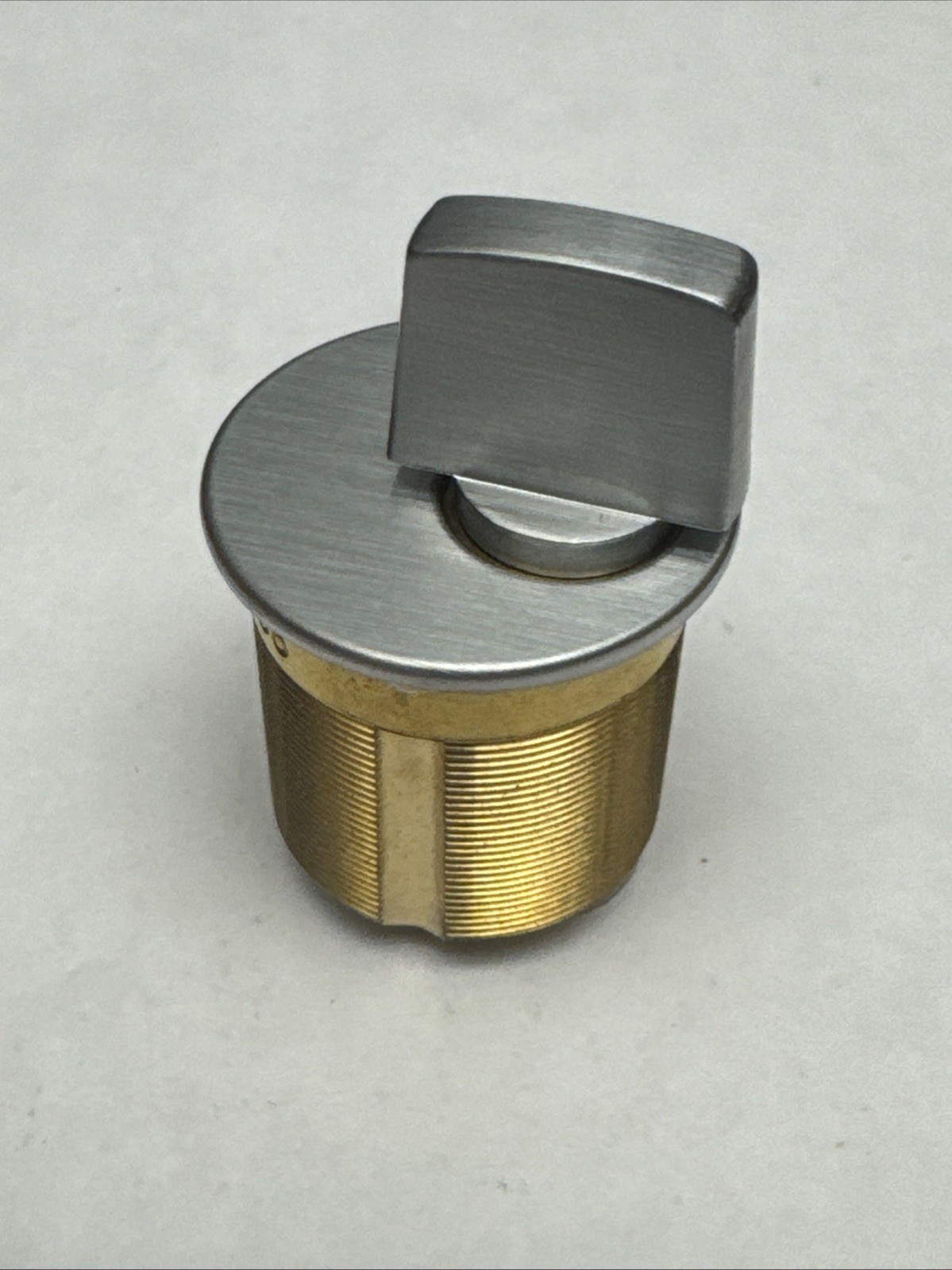 1 1/4 ” - Mortise Thumbturn Cylinder - 26D - Satin Chrome - Solid Brass