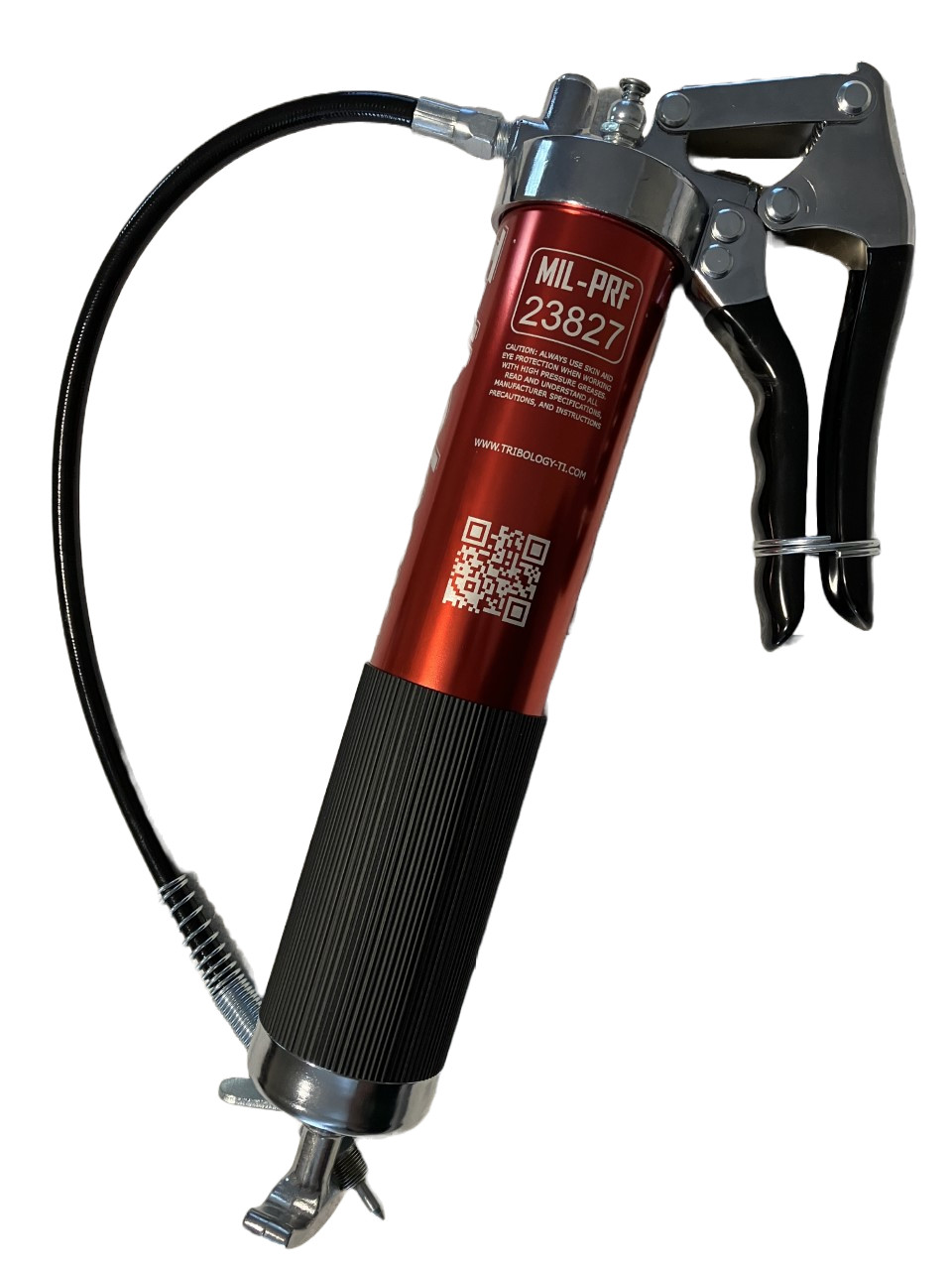 Aviation, A&P 5000 PSI Pistol Grip Anodized Grease Gun MIL-SPEC Inscribed.