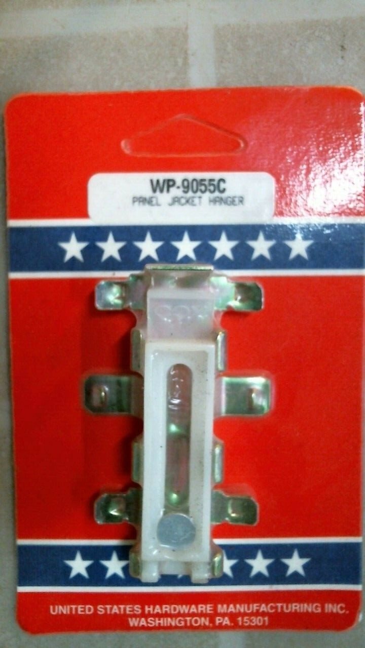 US Hardware WP-9055C Panel Jacket Hanger/ Closet Bottom Hanger, FREE SHIPPING