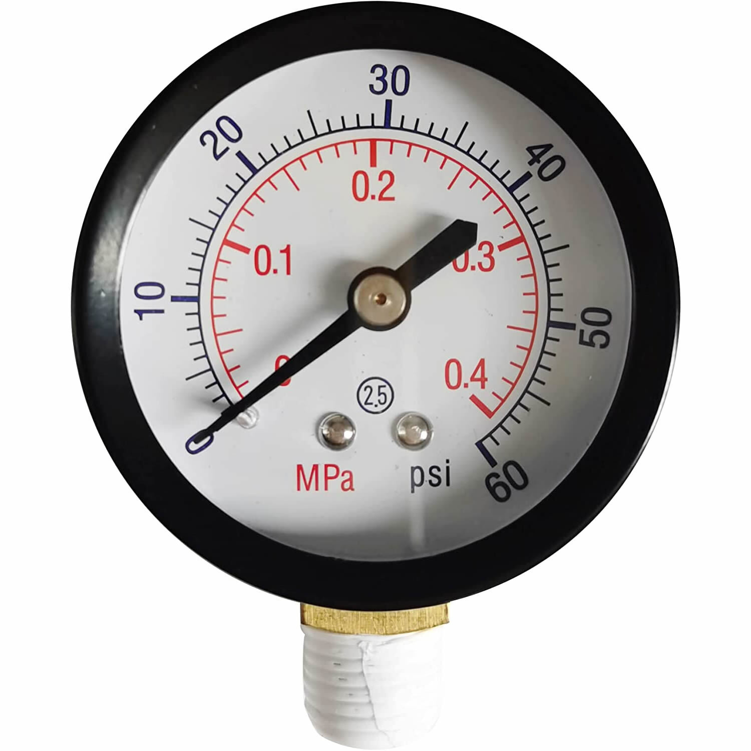 ECX270861 Pressure Gauge 0-60psi Replacement for Select Sand & D.E. Pool Filter