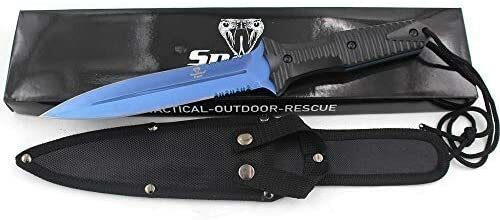 Snake Eye Tactical 12.5" Heavy Duty Full Tang U S A Military Marine Army Knife