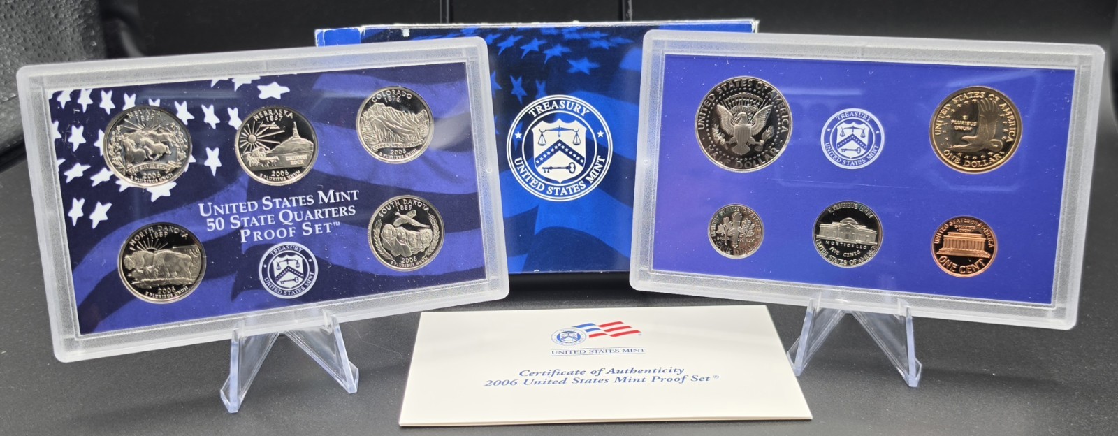 2006-S U.S. Mint Proof Set 10 Coins w/ Case – Brilliant Proof