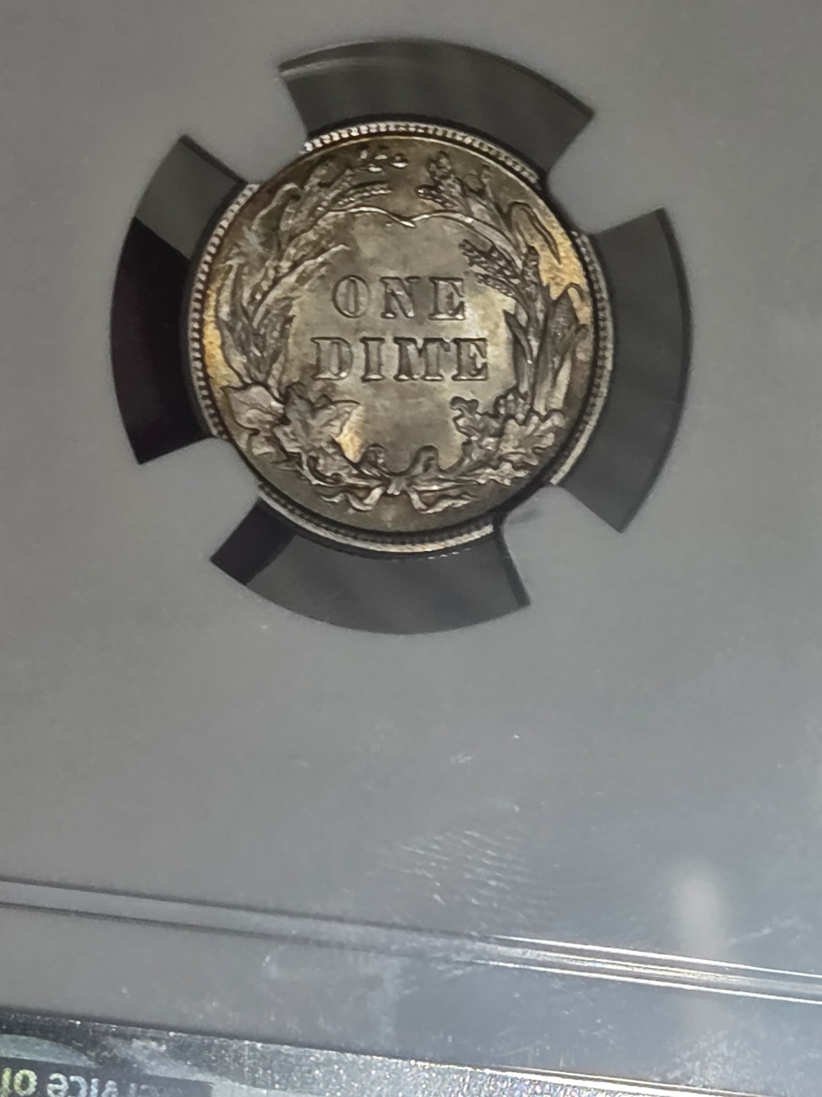 1916 Barber Dime 10c NGC M63 Toned