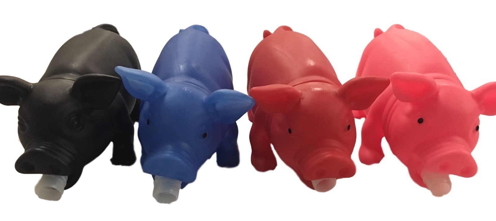 Squeezie Sqeakie Pig Gag Gift Kids Dog Toy Secret Santa Squeaker Realistic Piggy