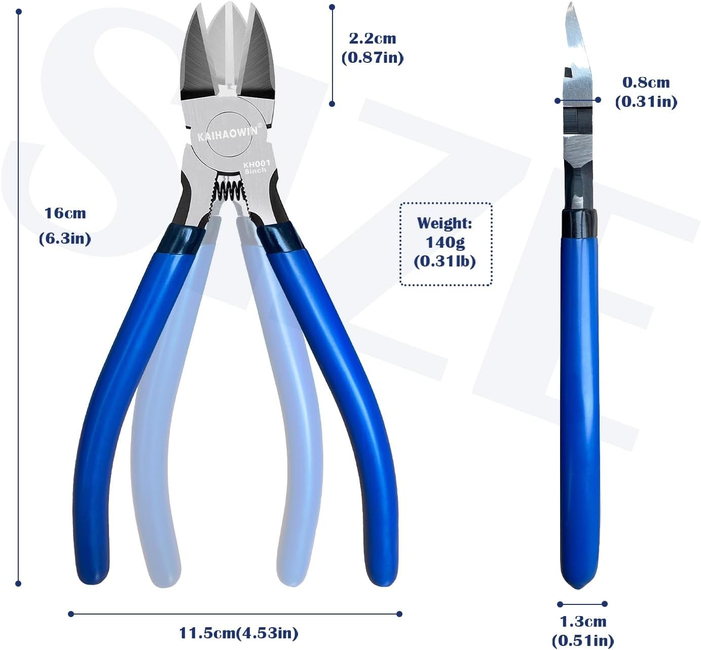 KAIHAOWIN6InchPrecisionFlushCuttersBlue