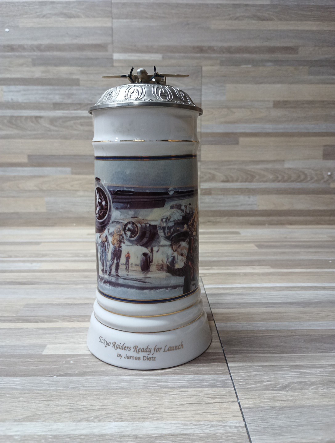 War Birds Of WWII "Tokyo Raiders Ready For Launch" Beer Stein #70 Out Of 9950!