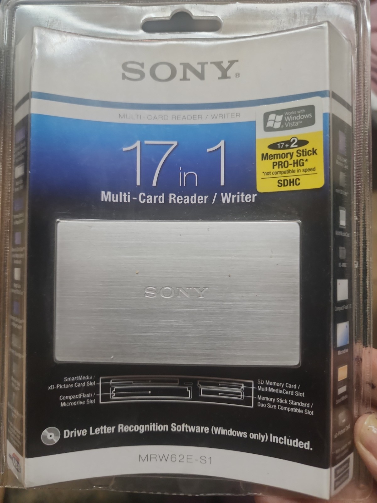 NEW SEALED SONY 17 IN 1 MULTI-CARD READER / WRITER MRW62E-S1