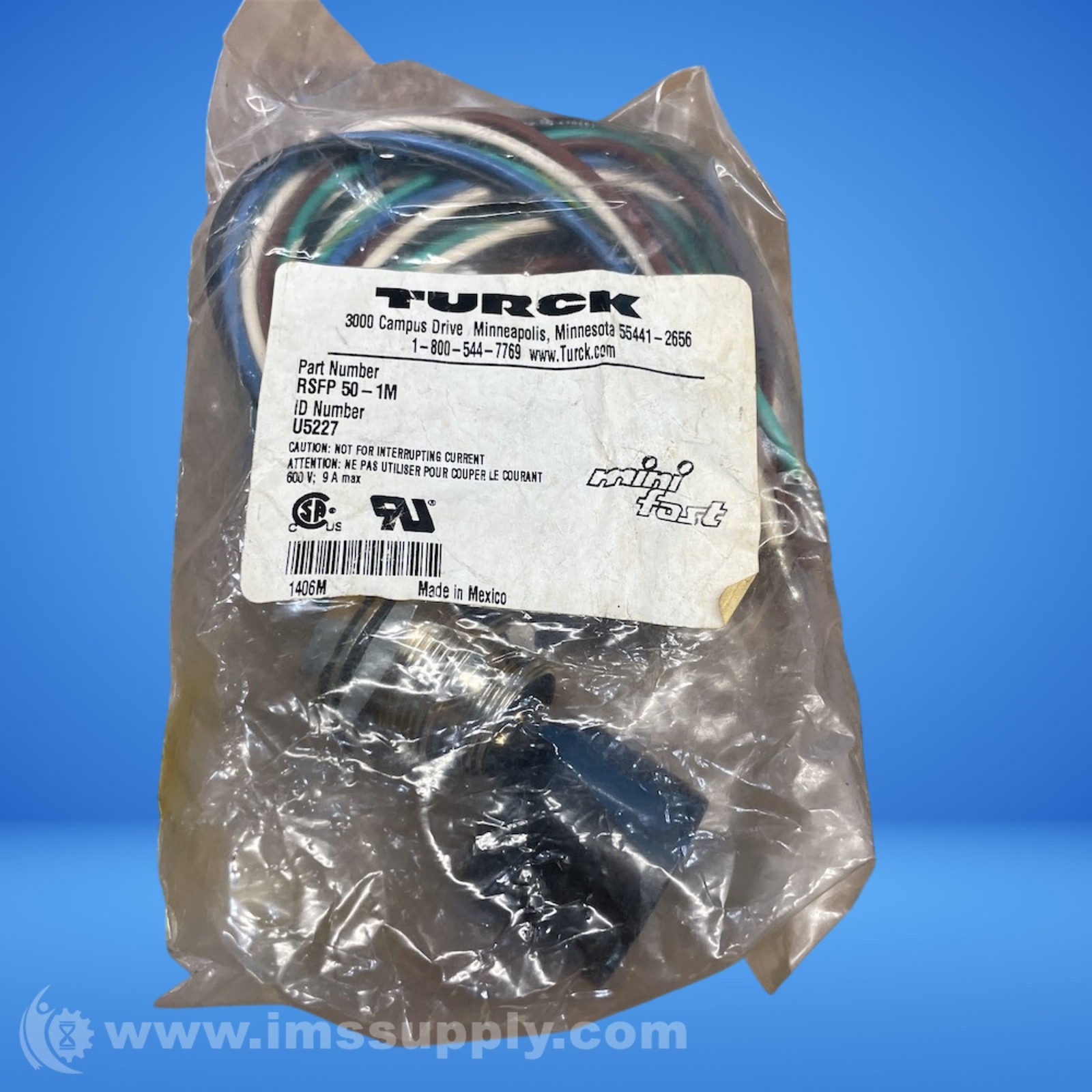 Turck RSFP 50-1M Sensor Receptacle FNFP