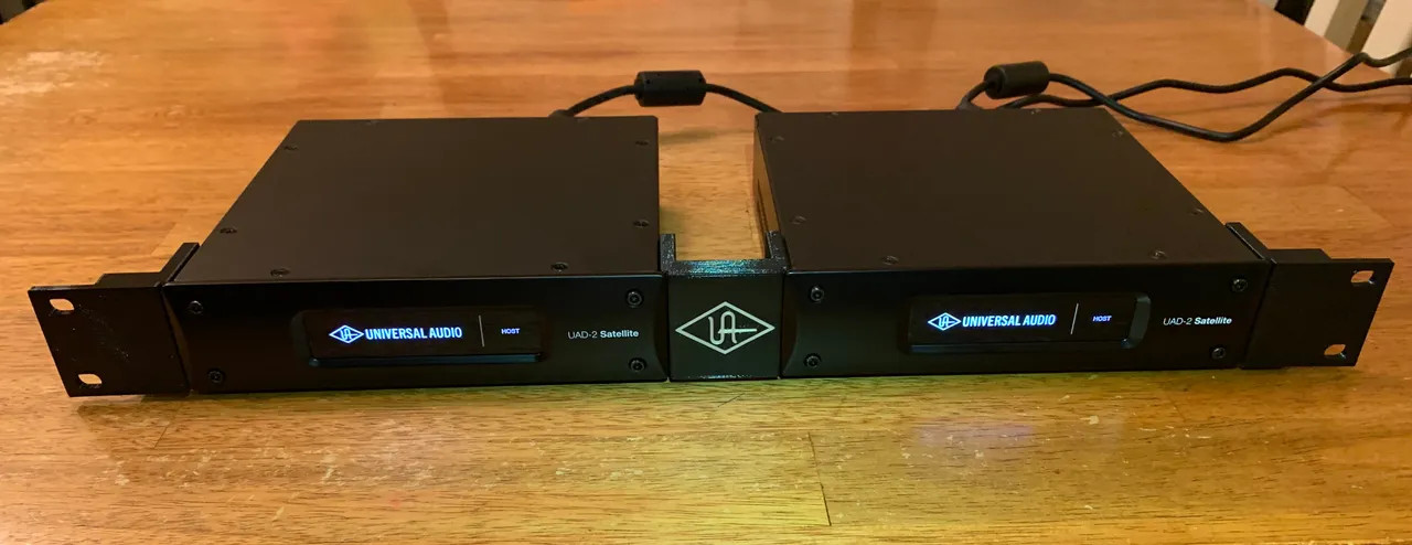 Rack Mount Kit for 2 Side By Side UAD-2 Satellite Thunderbolt - 19” 1U Brackets