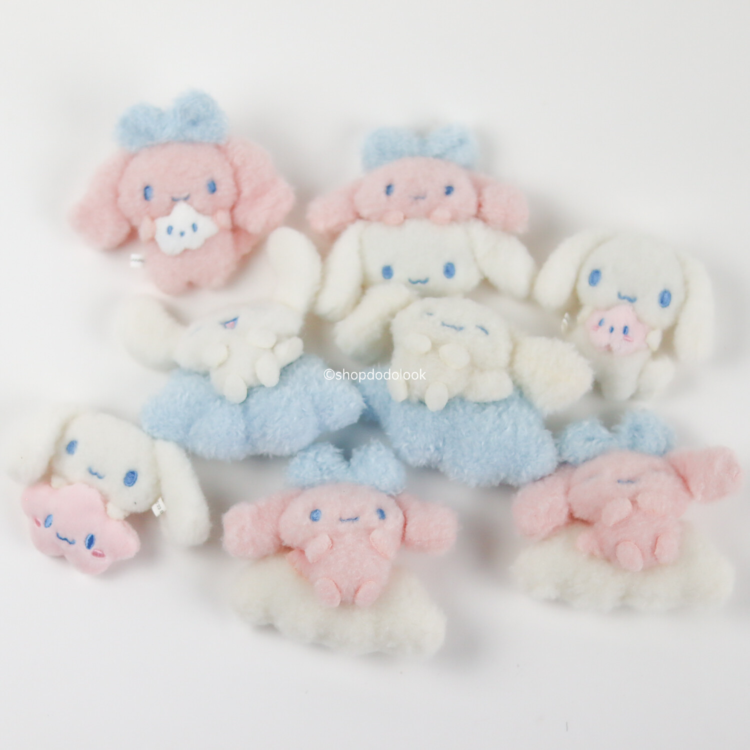 Cinnamonroll & Poron With Cloud Brothers Brooch Series 3"H Japan New