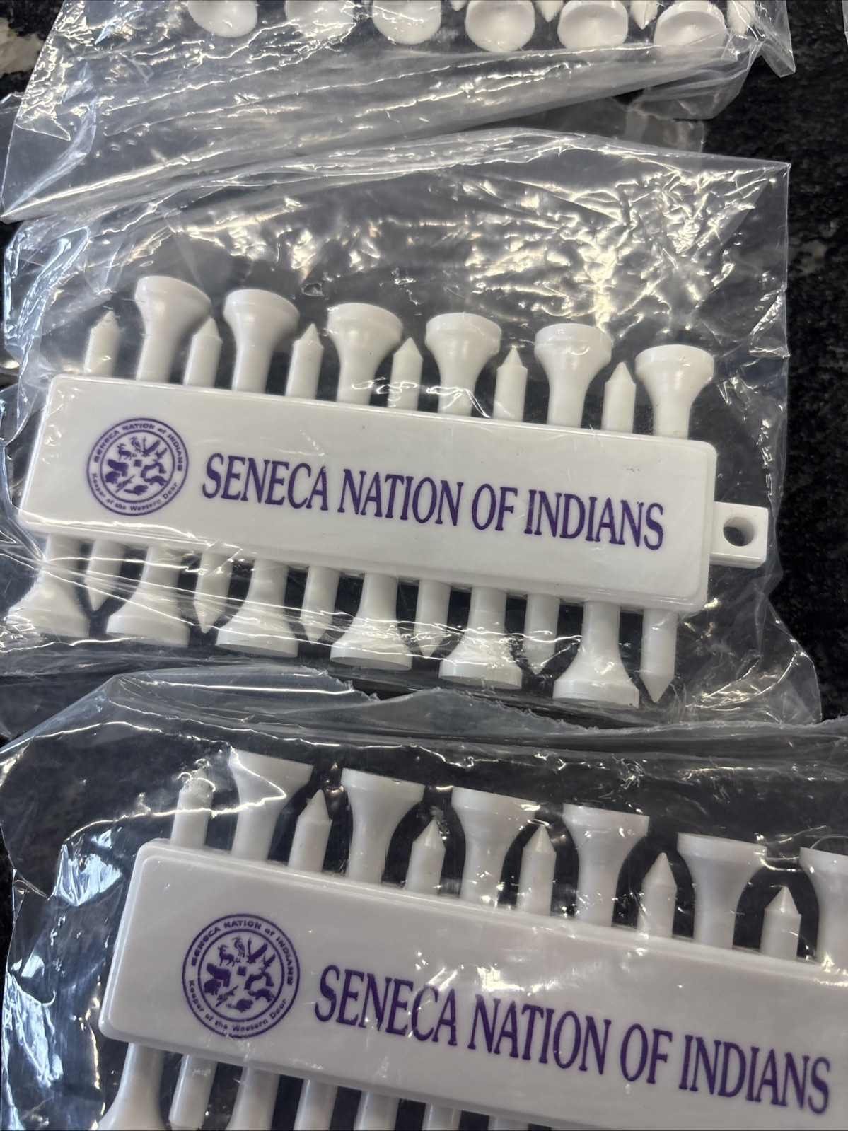 Golf Tee Official Seneca Nation Stamped