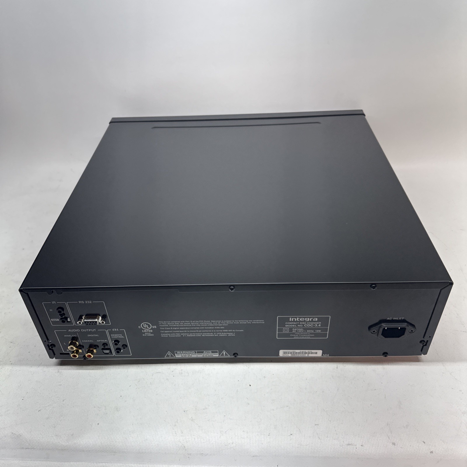 Integra CDC 3.4 6-Disc Carousel CD Player Perfect Working Condition