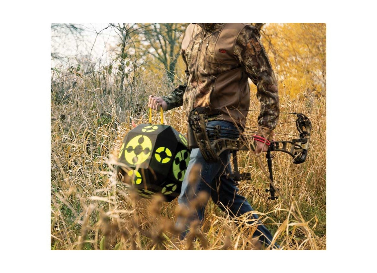 Rinehart 18-1 Archery Target | 18-Sided Multi-Purpose Archery Target | Broadh...