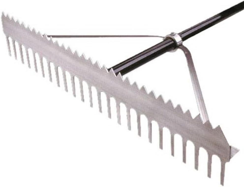BSN Silver Double-Play Rake - 36-Inch