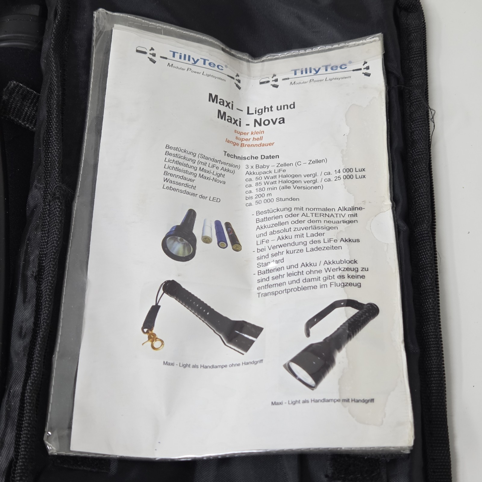 TillyTec Modular Dive Light System – Maxi-Light/Maxi-Nova Set w/ Accessories