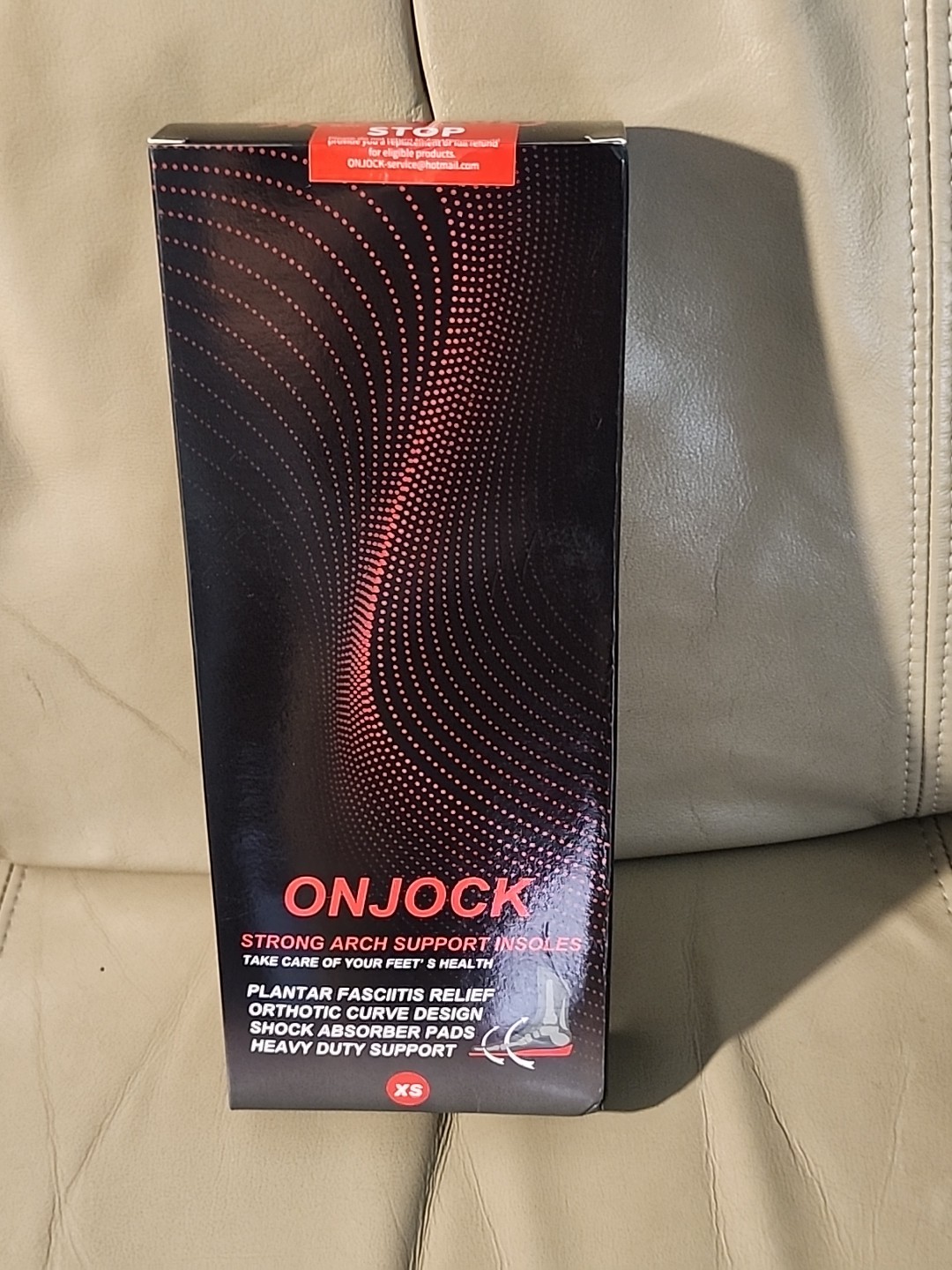 Onjock strong Arch Insoles For Plantar Fasciitis Relief. XS Wom. 5.5-7.5