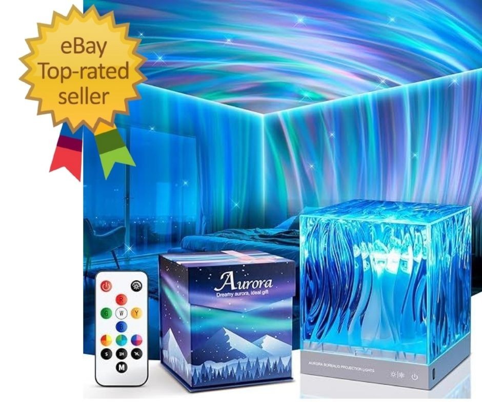 Northern Lights Projector Gifts for Women Gifts for Teenage Girls Boy, 18 Col