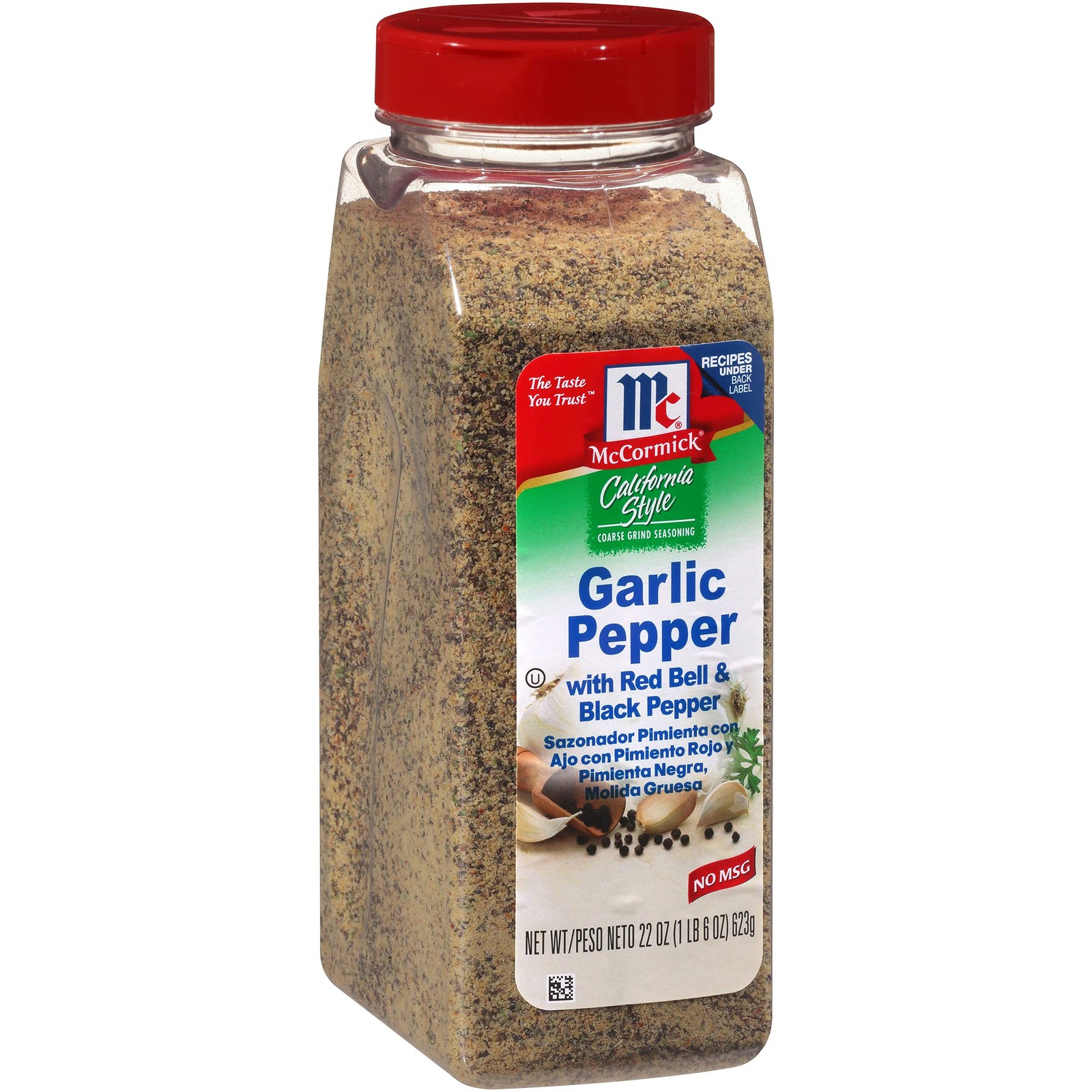McCormick California Style Garlic Pepper with Red Bell 1.37 Pound (Pack of 1)