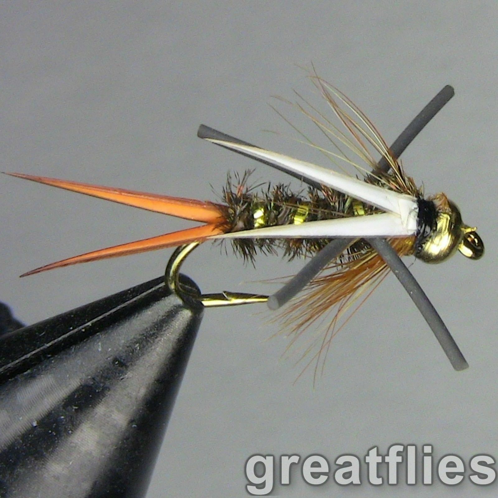 1 dozen (12) - Prince Nymph - Rubber Legs - Bead Head