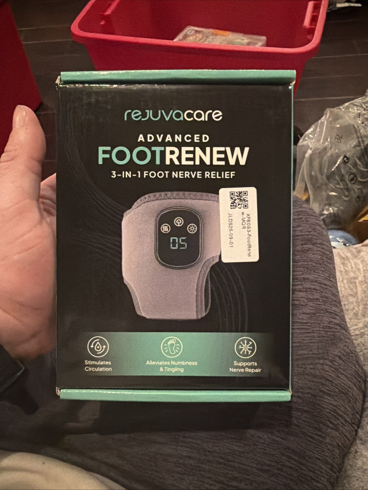 2 pack Rejuvacare Advanced FootRenew 3-In-1 Foot Nerve Relief **NEW**