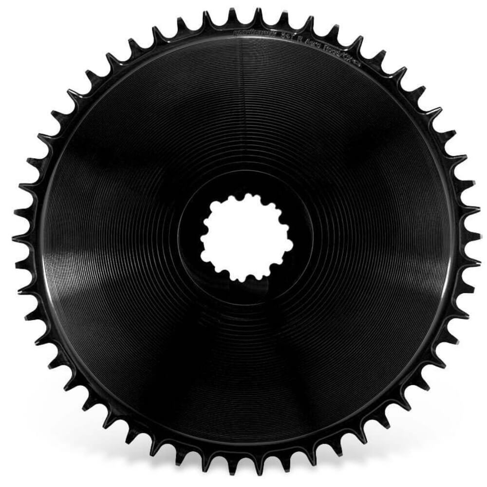 Garbaruk Aero 1x 3-Bolt Road/Gravel Chainring. Black