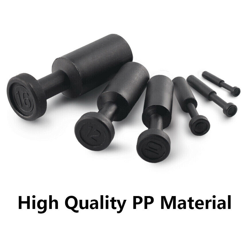 10pcs Plastic Blanking Plug for Pneumatic Push-In Fittings Connector 6mm