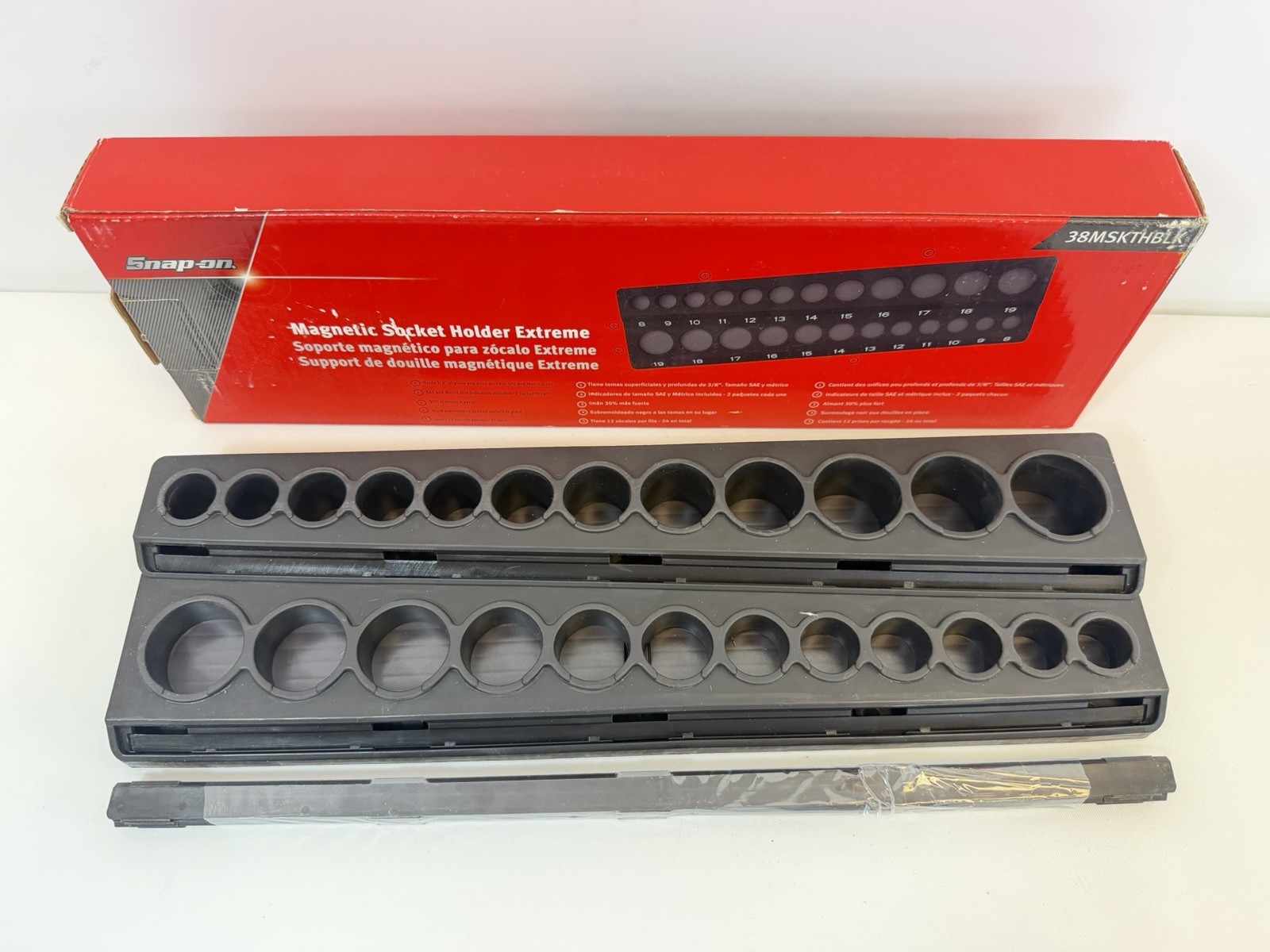 NEW Snap on 38MSKTH Magnetic Socket Holder Black NEW