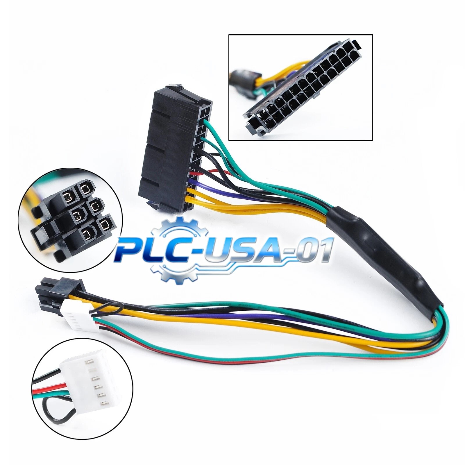 For HP Z220 Z230 Z240 24 Pin To 6Pin Motherboard Converter Adapter Power Cable