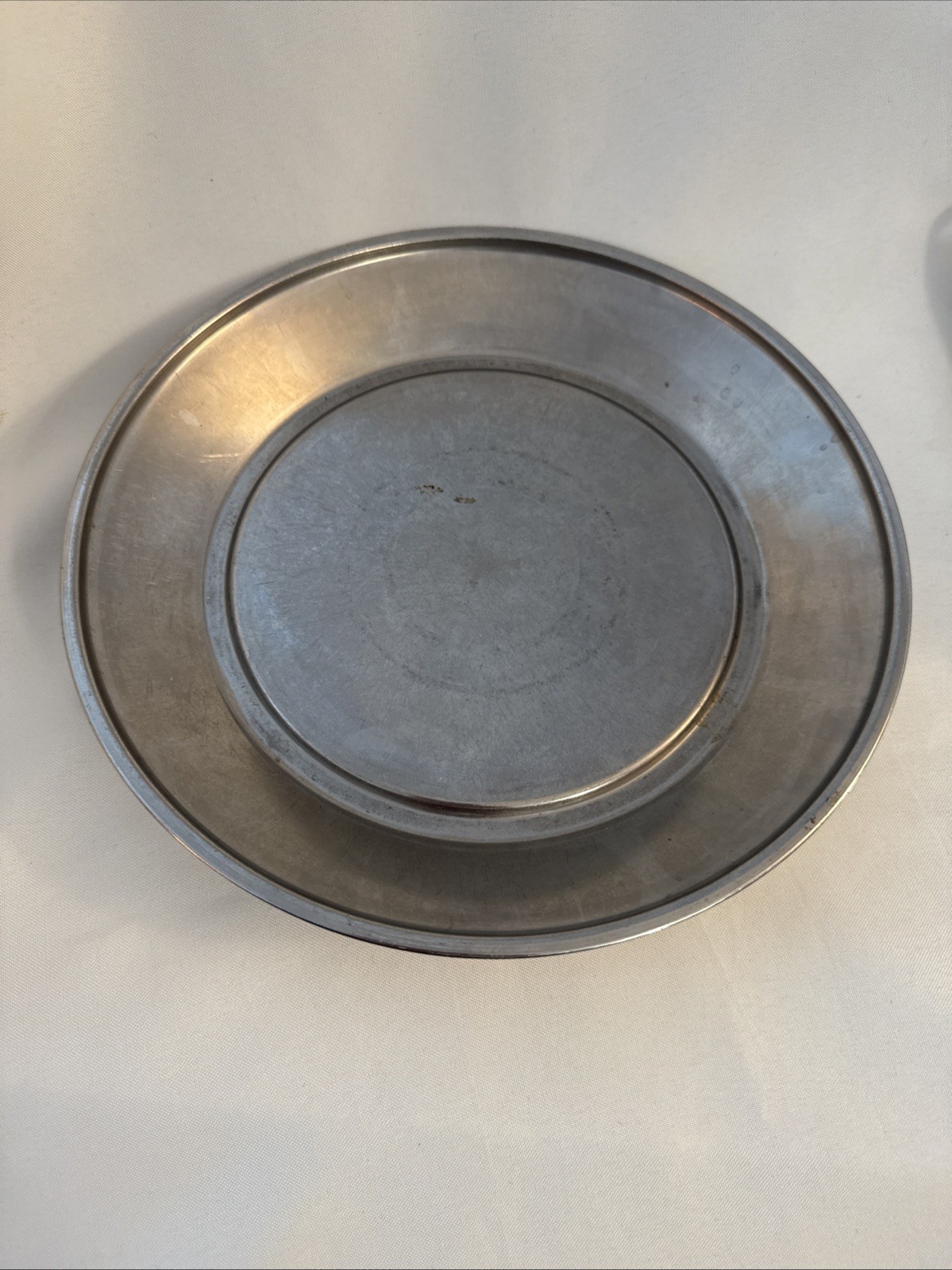 Vtg Stainless Steel NSF Lab Test Dish Finessa Kreis St Gallen 9.5"