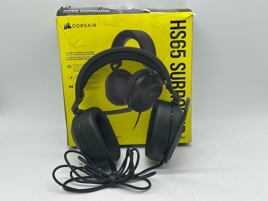 Corsair HS65 SURROUND Gaming Headset - Carbon