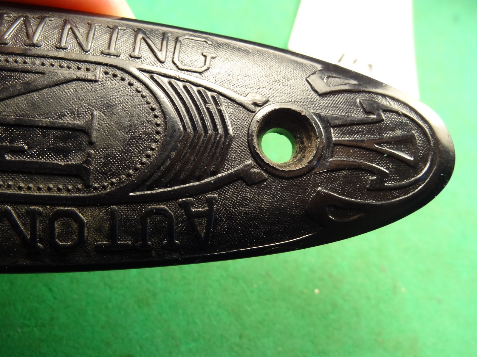 Browning Automatic FN Buttplate 1.70" x 5.04" Curved Plastic #113