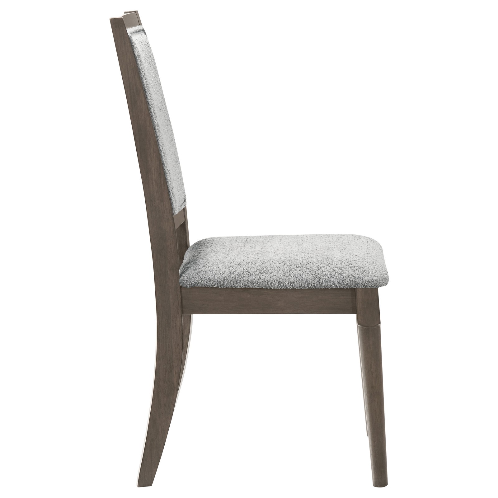 Onslow Upholstered Dining Side Chair Dark Brown