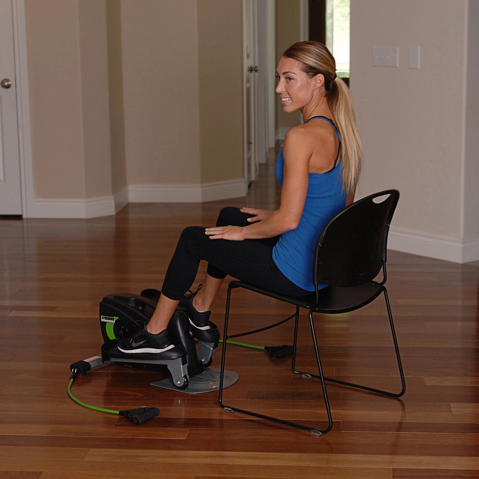 Stamina Inmotion Compact Full Body Workout Strider Machine with Resistance Cords