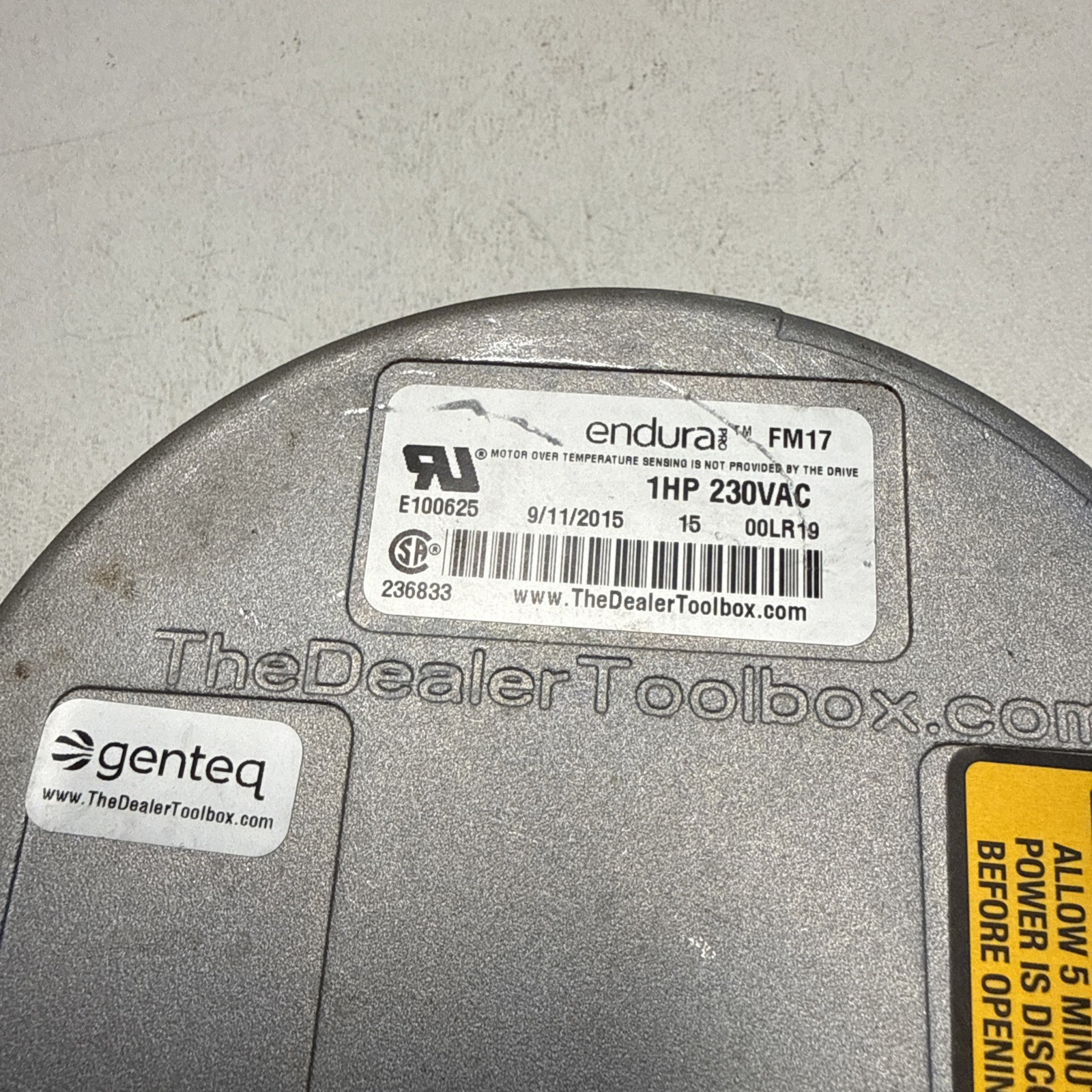 OEM GENTEQ FM17 1HP