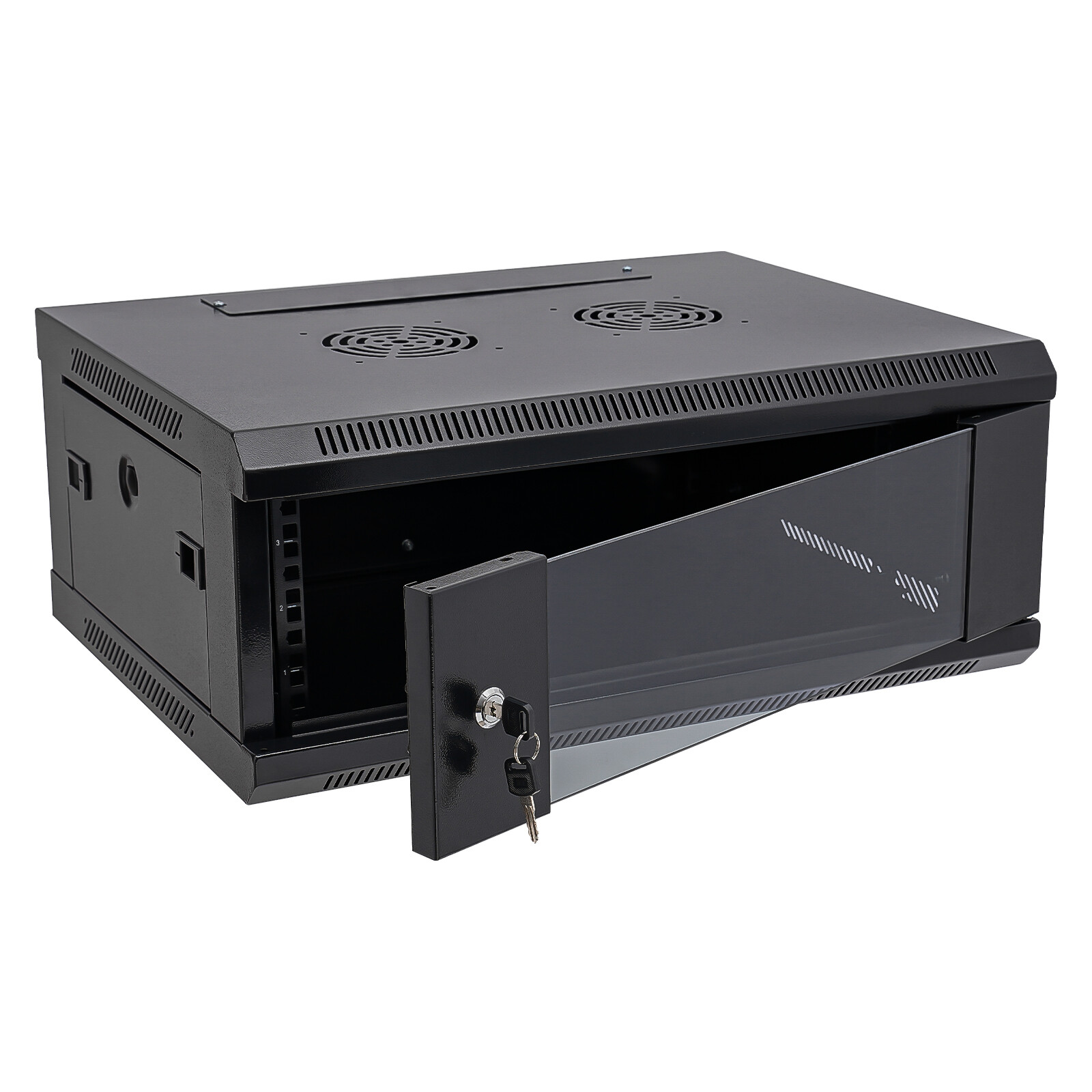 4U Server Cabinet Case Wall Mount Network Server Data Cabinet Enclosure Rack