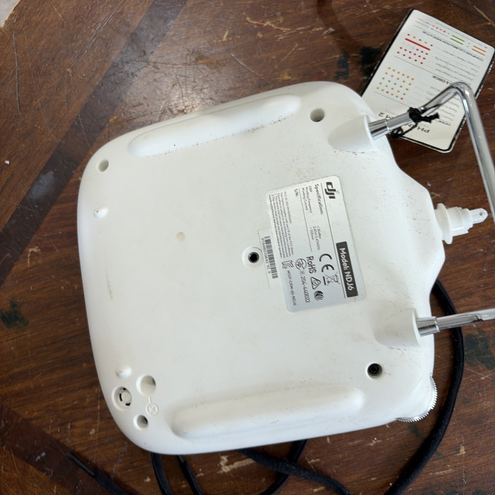 DJI Phantom 2 P330Z Drone White Red Untested Parts Only