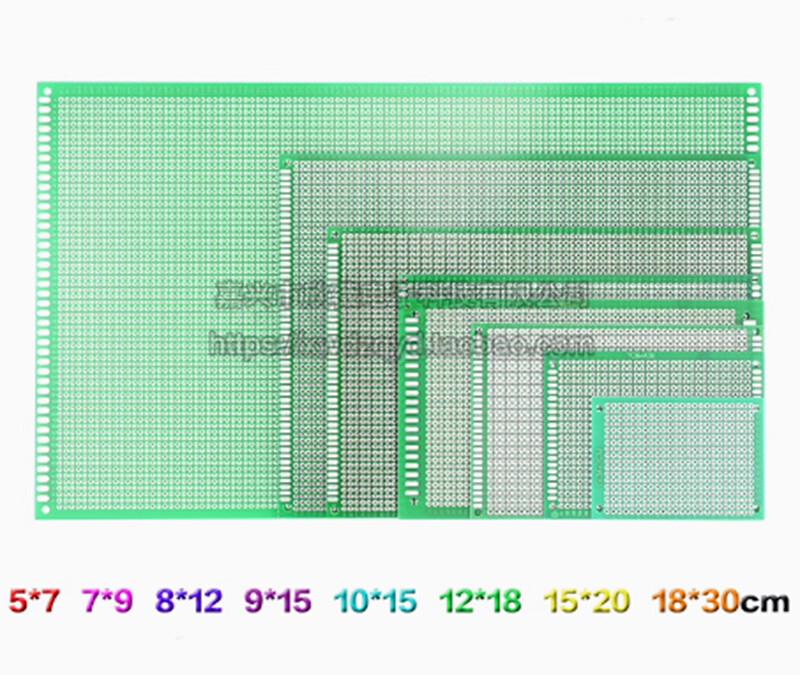 Single Sided Strip Board Printed Circuit PCB Prototyping Stripboard Breadboard