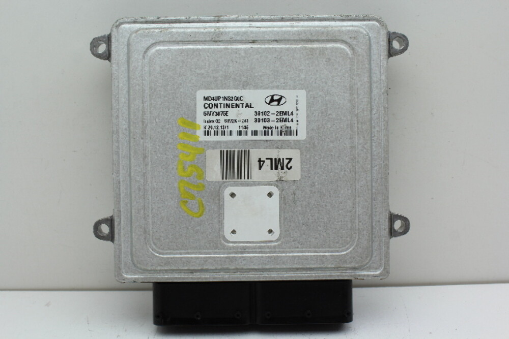 14-16 Hyundai Elantra 39103-2EML4 Computer Brain Engine Control ECU ECM Module