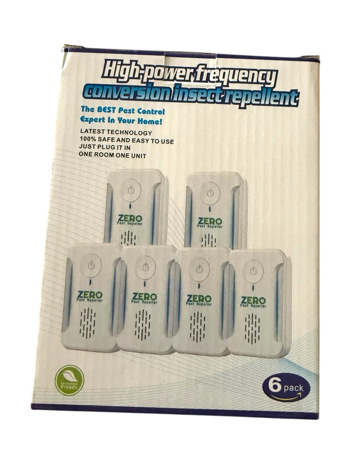 High-Potency Frequency conversion insect repellent 6pk