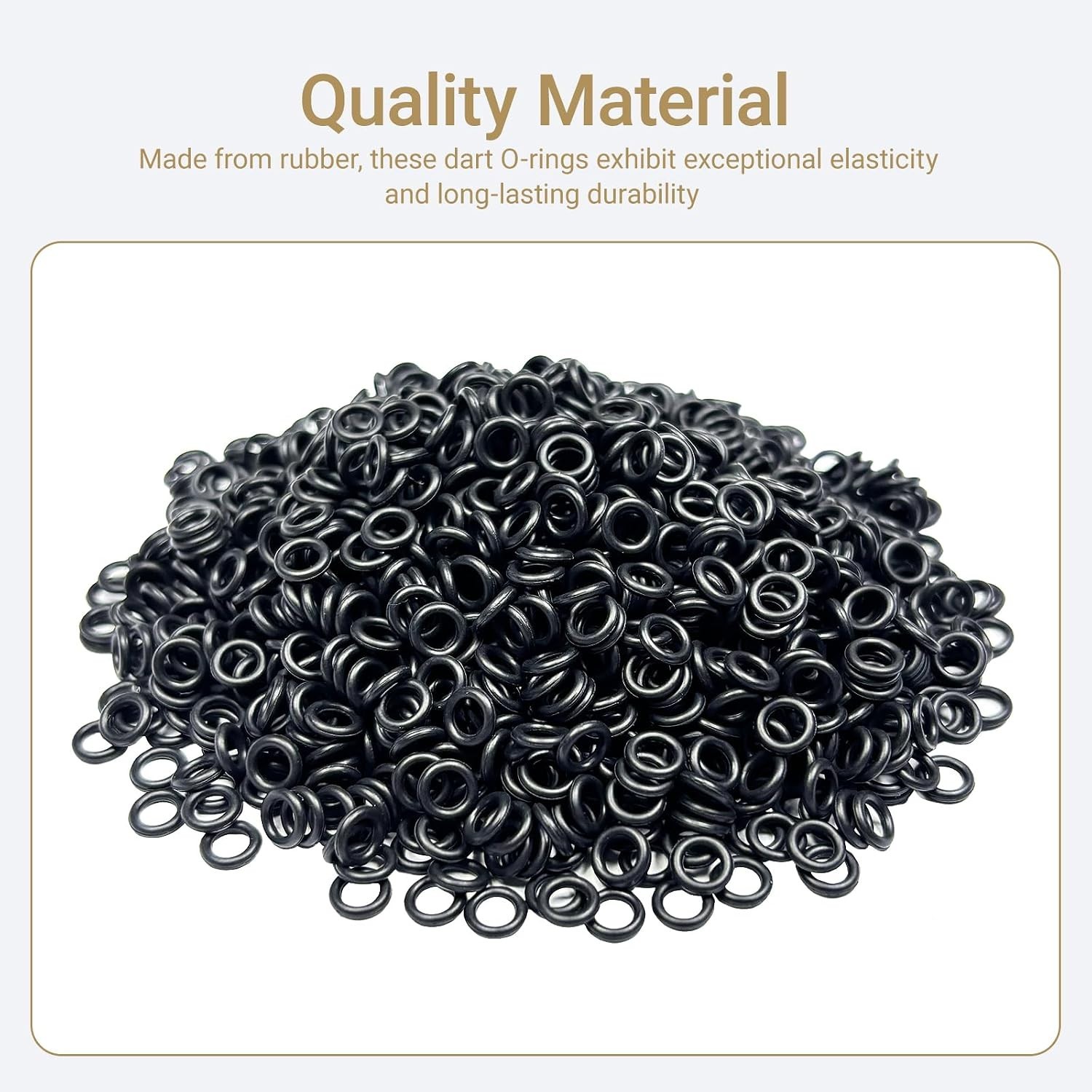 Dart Accessory: O-Ring Applicator Tool + 200 Pcs 2BA Rubber O-Rings Dart Washers