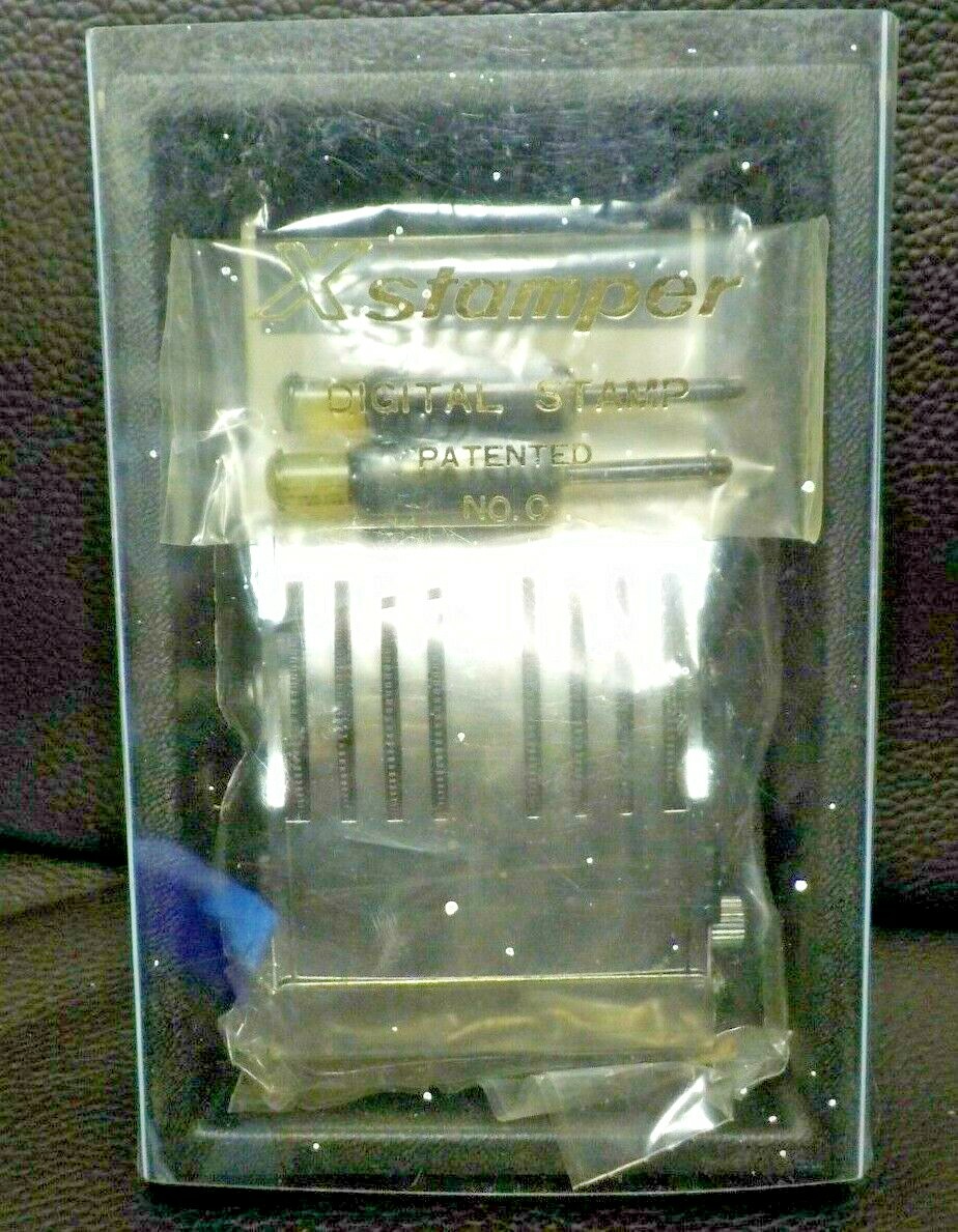 Vintage Shachihata XStamper Pre-inked Re-inkable Number Digital Stamp  Japan