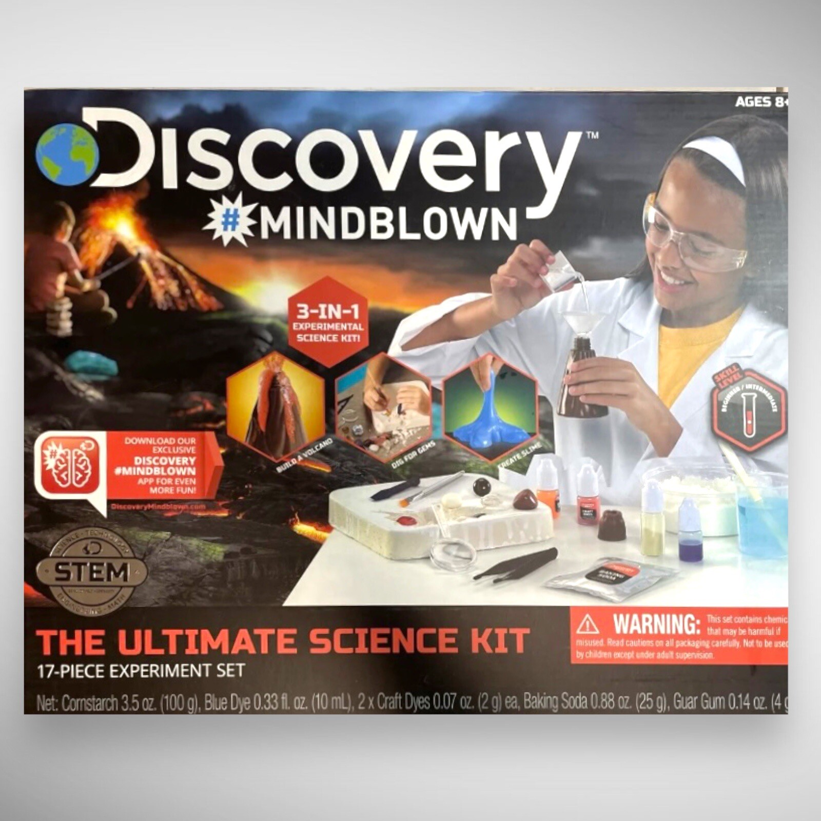 Discovery #Mindblown Ultimate Science Kit 17 Piece Set - In Home Science