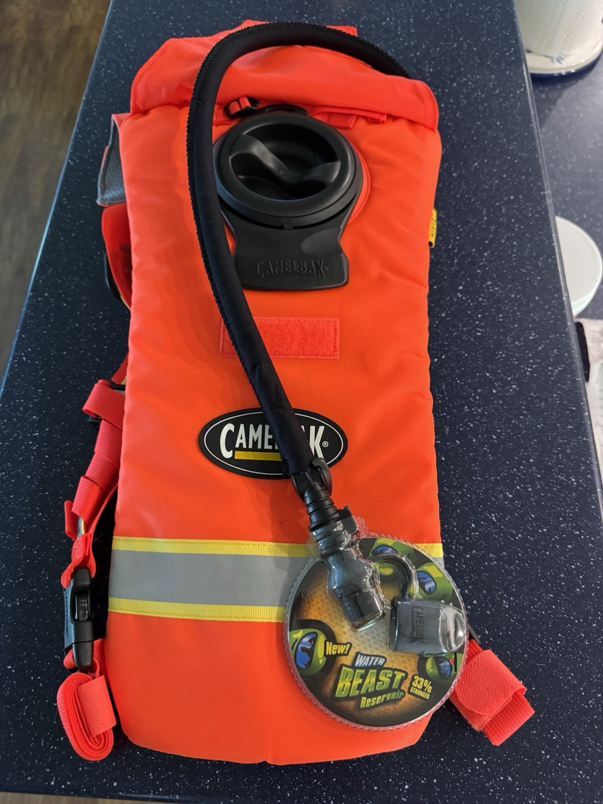 New CamelBak Hi-Viz 2L /70oz Orange Hydration Backpack