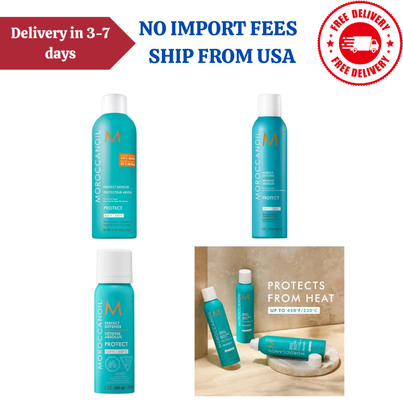 Moroccanoil Perfect Defense Heat Protectant 6 oz/ 225 mL 100%AUTHENTIC