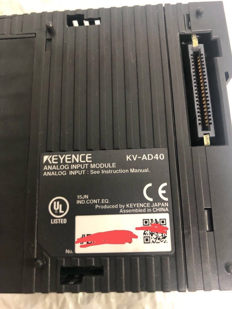 KEYENCE KV-AD40 PLC Analog Input Module Excellent Tested USED